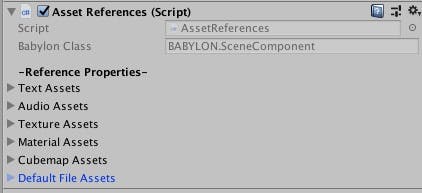 Asset References Component